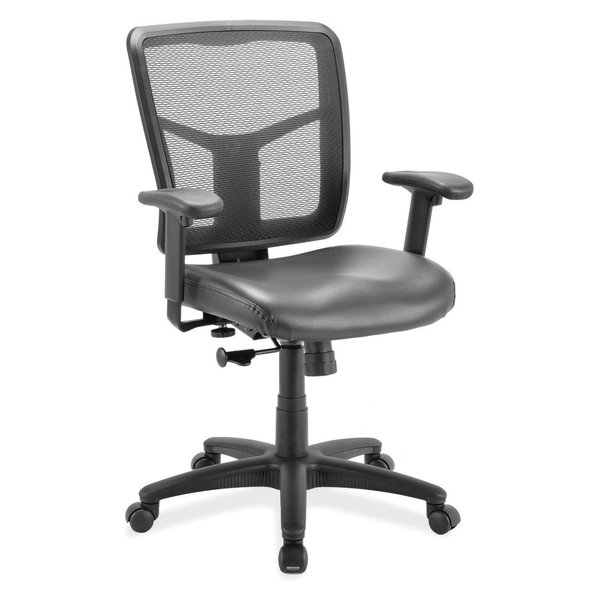 Officesource CoolMesh Basic Collection Task Chair with Arms and Black Frame 7621ANSLBK